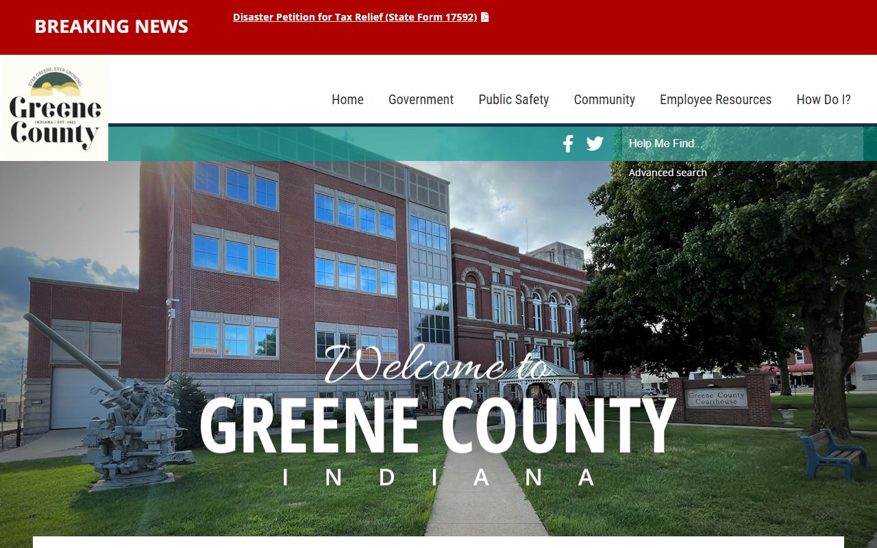 Greene County court records official county homepage