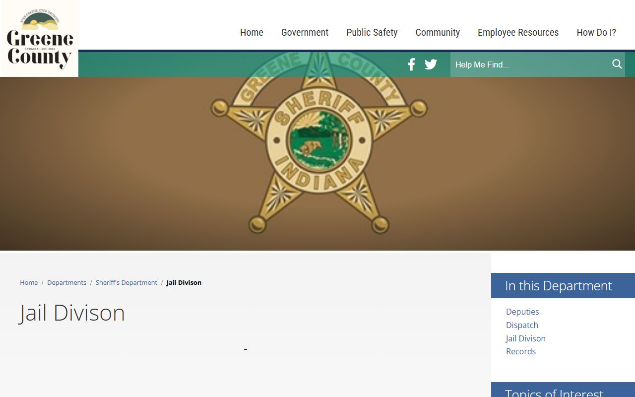 Greene County arrest records and court charges jail division source