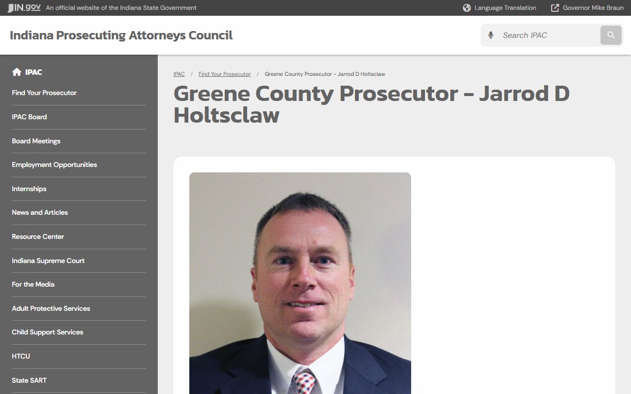 Greene County criminal court records prosecutor profile